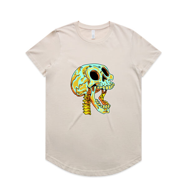 Screaming Skull V1 - AS Colour - Women's Maple Curve Tee Thumbnail