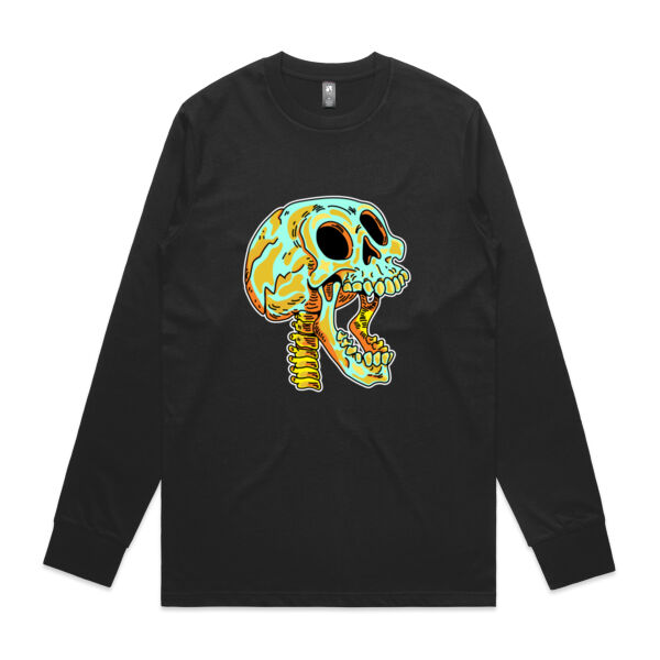 Screaming Skull V1 - AS Colour - Classic L/S Tee Thumbnail