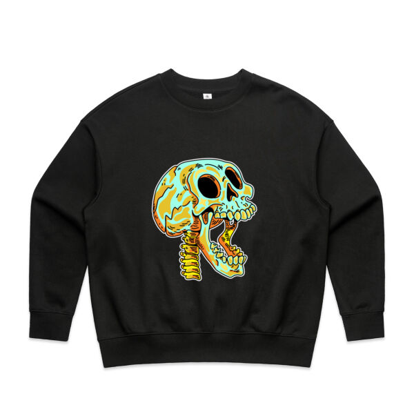 Screaming Skull V1 - AS Colour - Wo's Heavy Crew Thumbnail