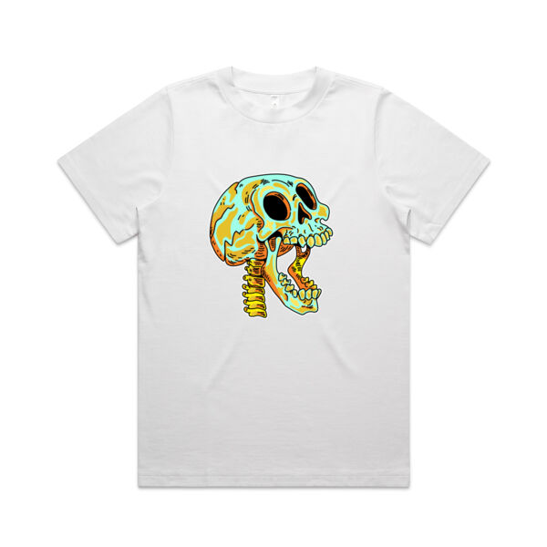 Screaming Skull V1 - AS Colour - Women's Heavy Tee Thumbnail