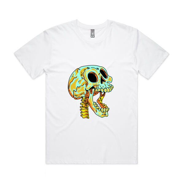 Screaming Skull V1 - AS Colour - Mens Staple Minus Tee  Thumbnail