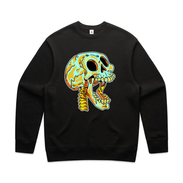 Screaming Skull V1 - AS Colour - Men's Relax Crew Thumbnail