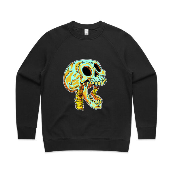 Screaming Skull V1 - AS Colour - Women's Supply Crew Thumbnail