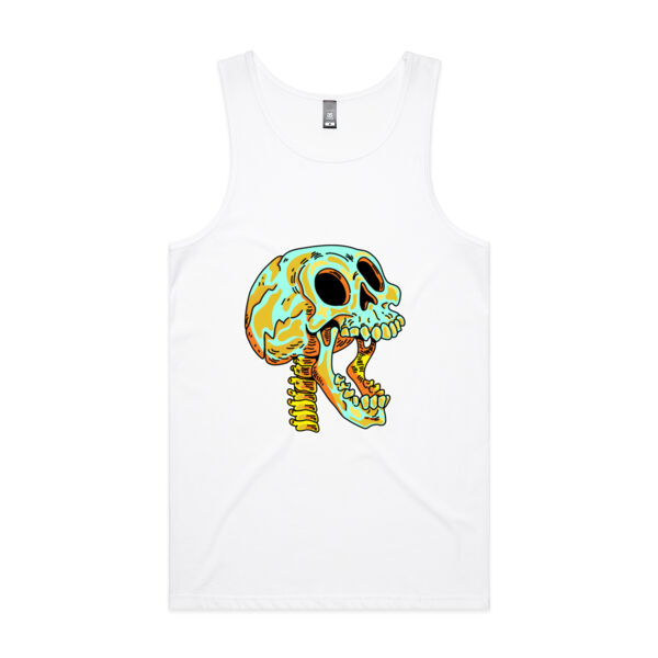 Screaming Skull V1 - AS Colour - Men's Lowdown Singlet Thumbnail