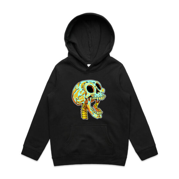 Screaming Skull V1 - AS Colour - Youth Supply Hood Thumbnail