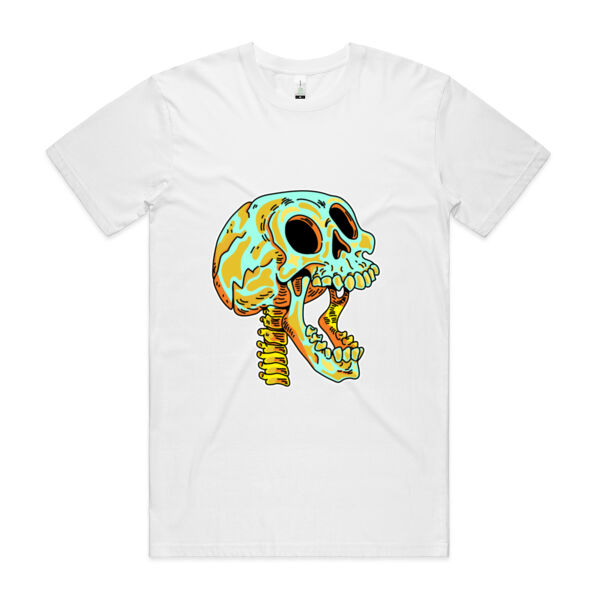 Screaming Skull V1 - AS Colour - Organic Staple Tee Thumbnail