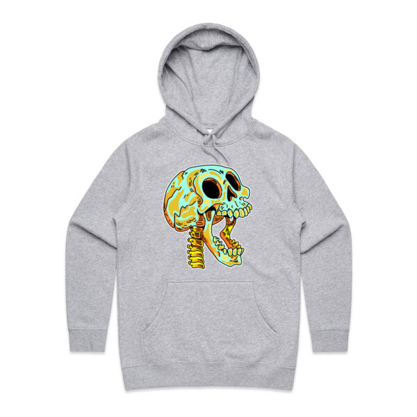 Screaming Skull V1 - AS Colour - Women's Supply Hood Thumbnail