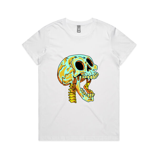 Screaming Skull V1 - AS Colour - Women's Maple Tee Thumbnail