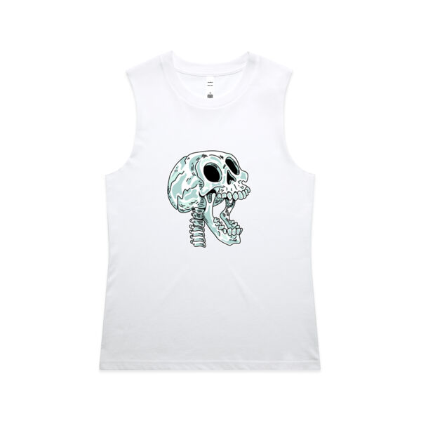 Screaming Skull V2 - AS Colour - Women's Maple Tank Thumbnail