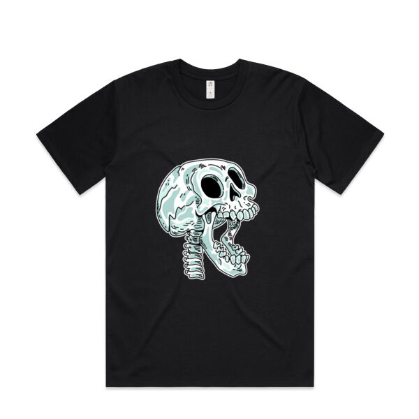 Screaming Skull V2 - AS Colour - Mens Classic Minus Tee Thumbnail