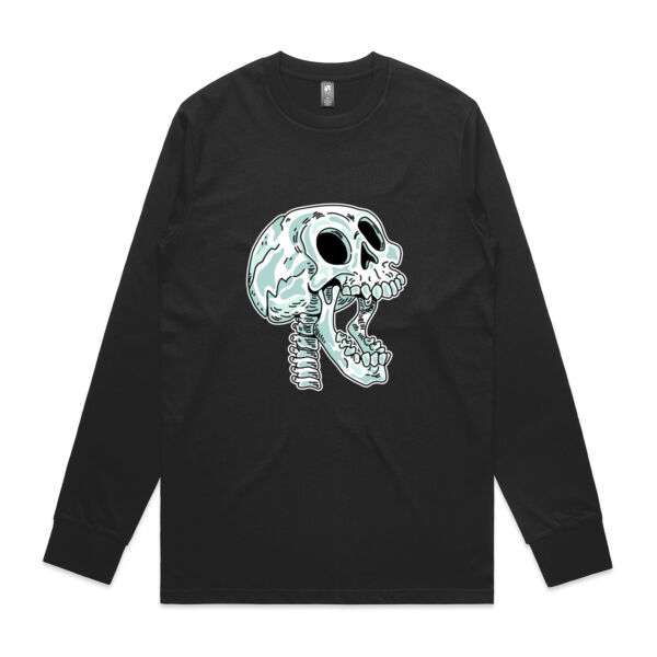 Screaming Skull V2 - AS Colour - Classic L/S Tee Thumbnail