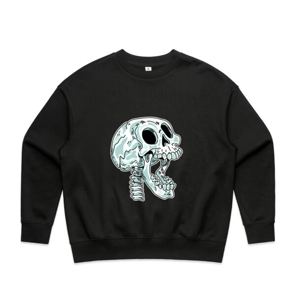 Screaming Skull V2 - AS Colour - Wo's Heavy Crew Thumbnail