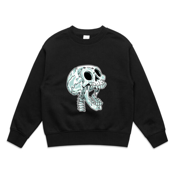 Screaming Skull V2 - AS Colour - Kids Relax Crew Thumbnail