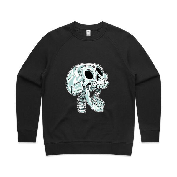 Screaming Skull V2 - AS Colour - Women's Supply Crew Thumbnail