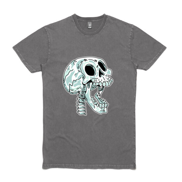 Screaming Skull V2 - AS Colour Stone Wash Staple Tee Thumbnail