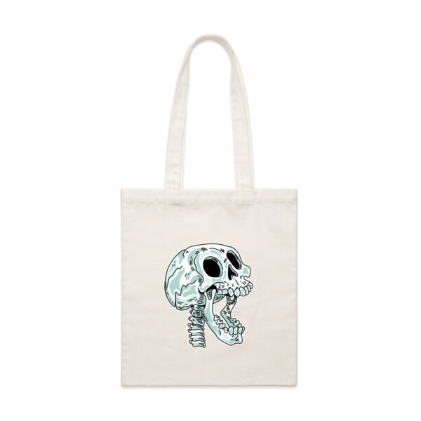 Screaming Skull V2 - AS Colour - Parcel Tote (Smallest) Thumbnail