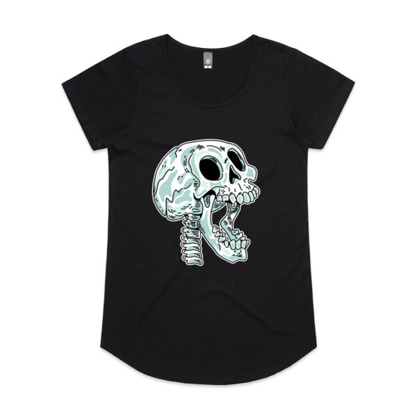 Screaming Skull V2 - AS Colour - Women's 'Mali' Scoop Tee Thumbnail