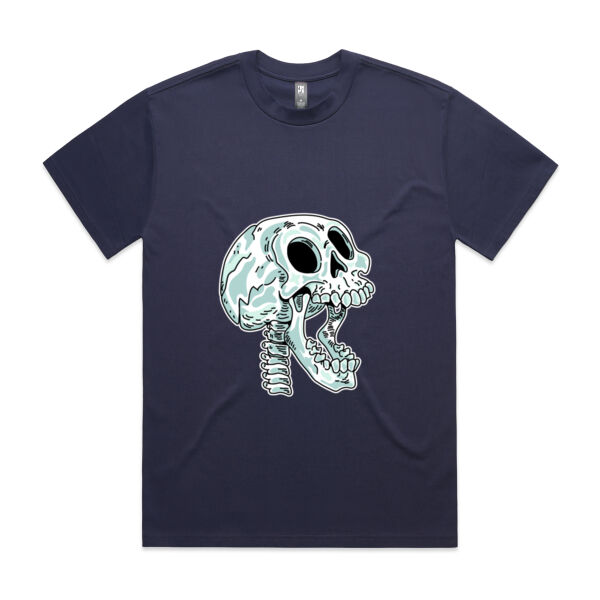 Screaming Skull V2 - AS Colour - Men's Heavy Tee Thumbnail