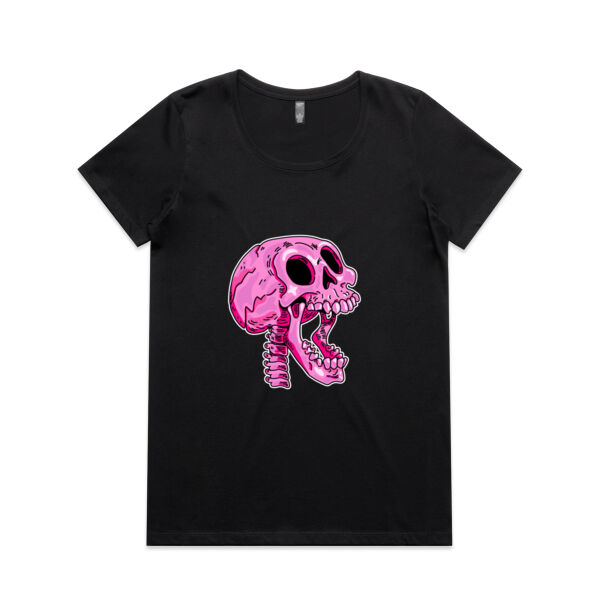 Screaming Skull V3 - AS Colour - Women's Maple Scoop Tee Thumbnail