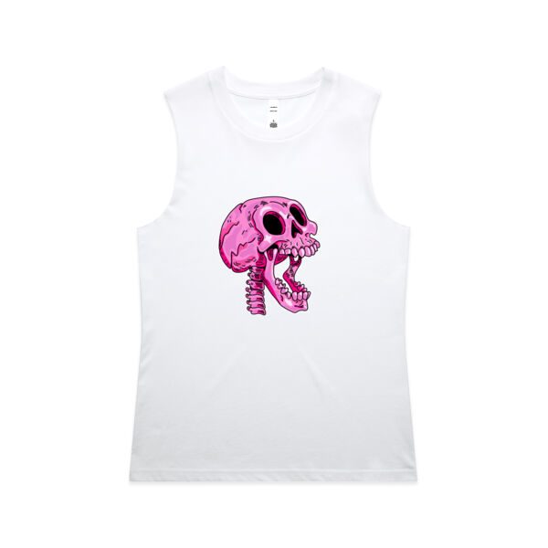 Screaming Skull V3 - AS Colour - Women's Maple Tank Thumbnail