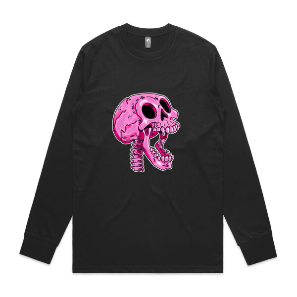 Screaming Skull V3 - AS Colour - Classic L/S Tee Thumbnail