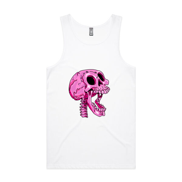 Screaming Skull V3 - AS Colour - Men's Lowdown Singlet Thumbnail