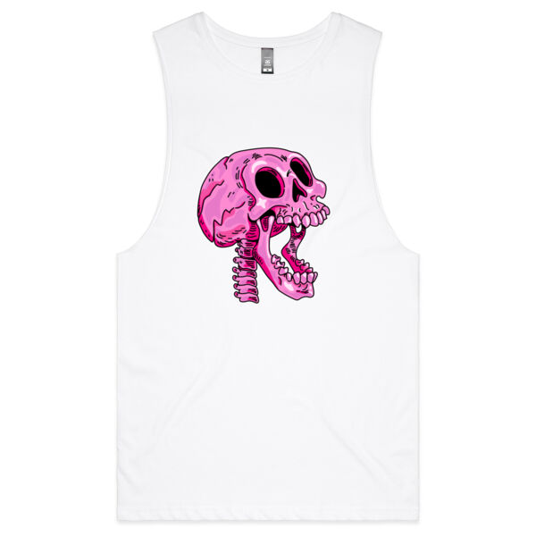 Screaming Skull V3 - AS Colour - Barnard Tank Top - Muscle Tee Thumbnail