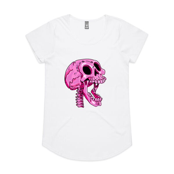 Screaming Skull V3 - AS Colour - Women's 'Mali' Scoop Tee Thumbnail