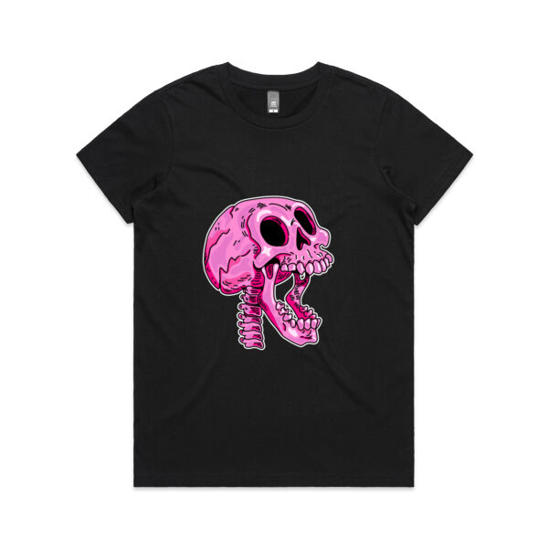 Screaming Skull V3 - AS Colour - Women's Maple Tee Thumbnail