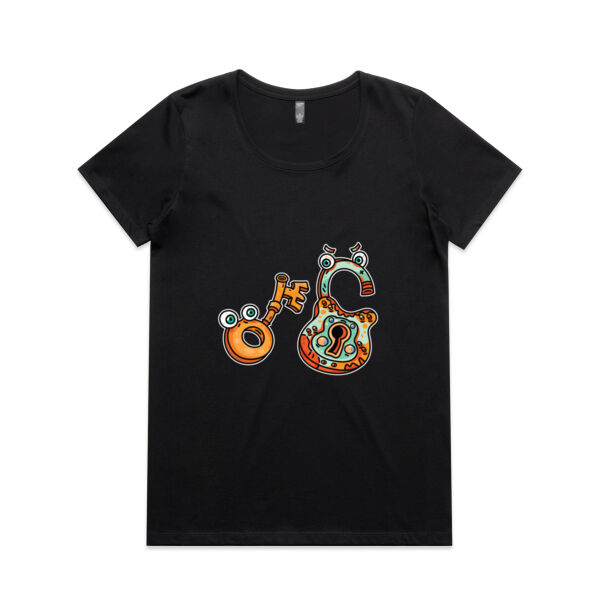 Lock & Key - AS Colour - Women's Maple Scoop Tee Thumbnail