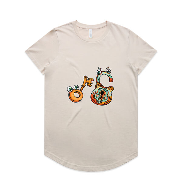 Lock & Key - AS Colour - Women's Maple Curve Tee Thumbnail