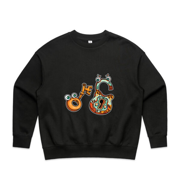 Lock & Key - AS Colour - Wo's Heavy Crew Thumbnail