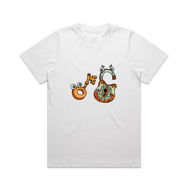 Lock & Key - AS Colour - Women's Heavy Tee Thumbnail