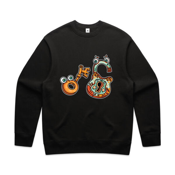 Lock & Key - AS Colour - Men's Relax Crew Thumbnail