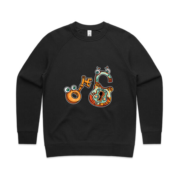 Lock & Key - AS Colour - Women's Supply Crew Thumbnail