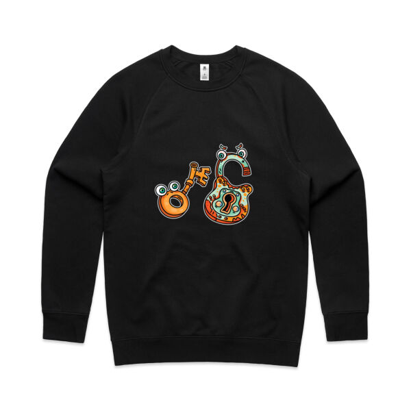 Lock & Key - AS Colour - Men's Supply Crew Sweatshirt Thumbnail