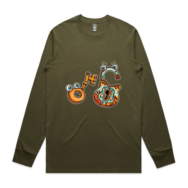 Lock & Key - AS Colour -  Men's Staple L/S Tee  Thumbnail