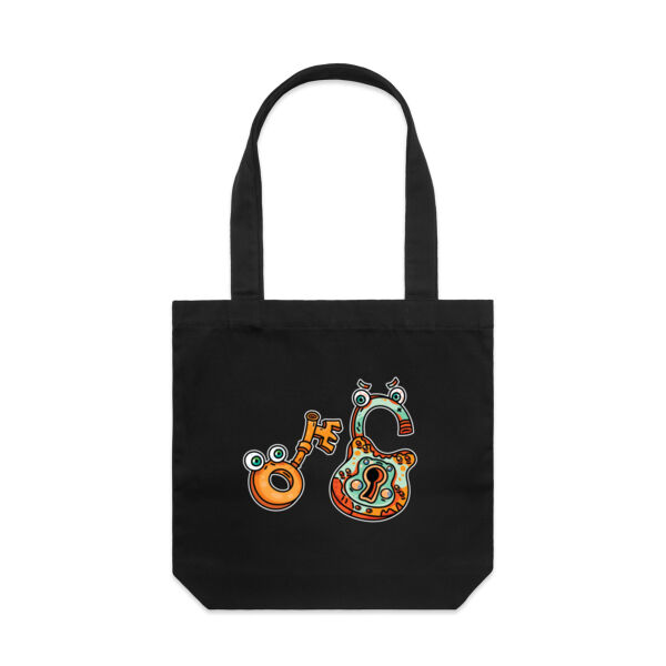 Lock & Key - AS Colour - Canvas Tote 'Carrie' Bag  Thumbnail