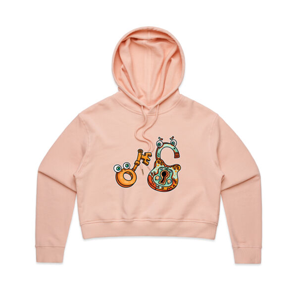 Lock & Key - AS Colour - Women's Crop Hood Thumbnail