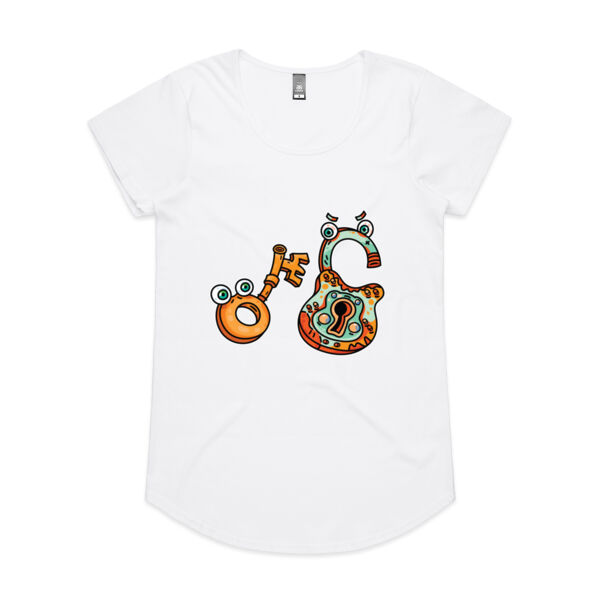 Lock & Key - AS Colour - Women's 'Mali' Scoop Tee Thumbnail