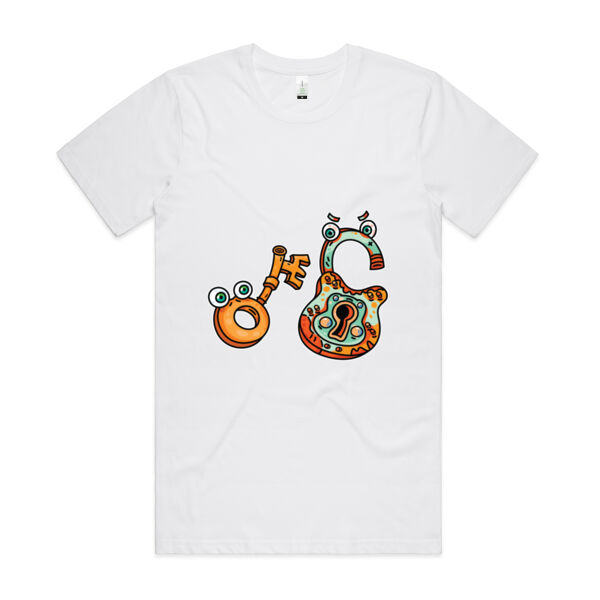 Lock & Key - AS Colour - Organic Cotton Unisex Tee Thumbnail