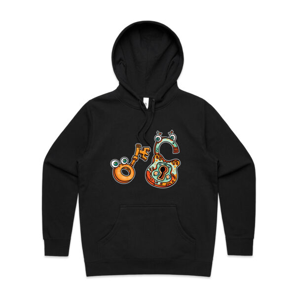 Lock & Key - AS Colour - Women's Stencil Hood Thumbnail