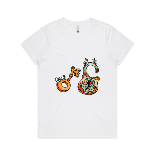 Lock & Key - AS Colour - Women's  Maple ORGANIC Tee Thumbnail