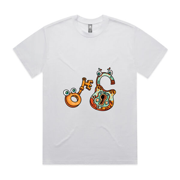 Lock & Key - AS Colour - Men's Heavy Tee Thumbnail