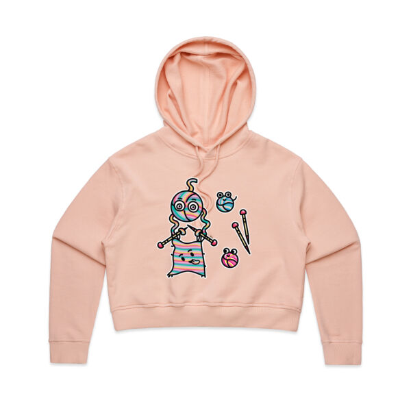 Knitted into a Corner - AS Colour - Women's Crop Hood Thumbnail