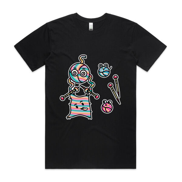 Knitted into a Corner - AS Colour - Organic Staple Tee Thumbnail