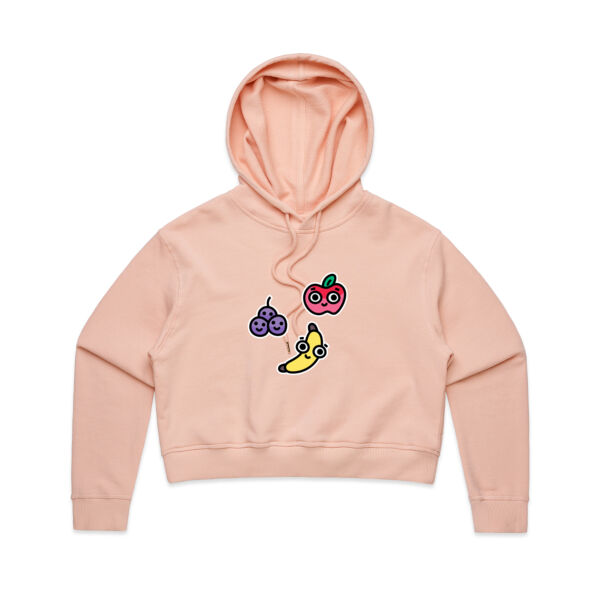 Eat me! - Fruity - AS Colour - Women's Crop Hood Thumbnail
