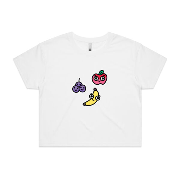 Eat me! - Fruity - AS Colour - Women's Crop Tee Thumbnail