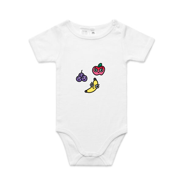Eat me! - Fruity - AS Colour - Baby 'Mini-me' Onesie Romper Thumbnail