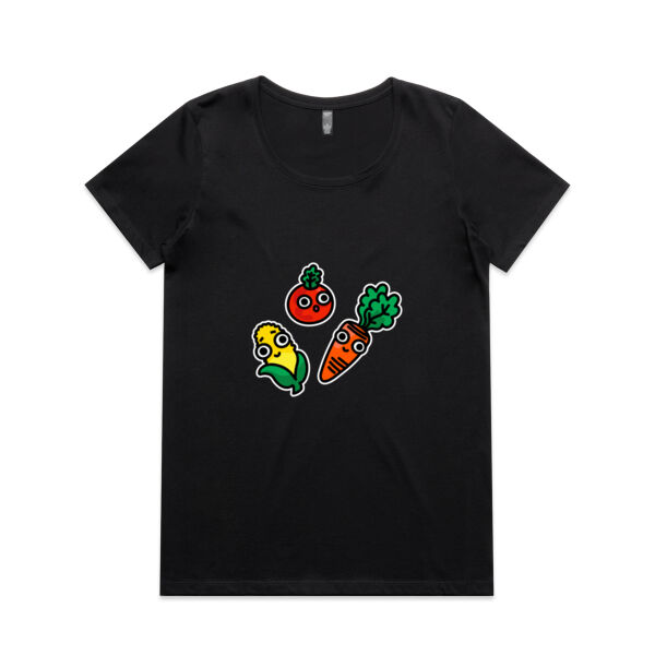 Eat me! - Veggie - AS Colour - Women's Maple Scoop Tee Thumbnail